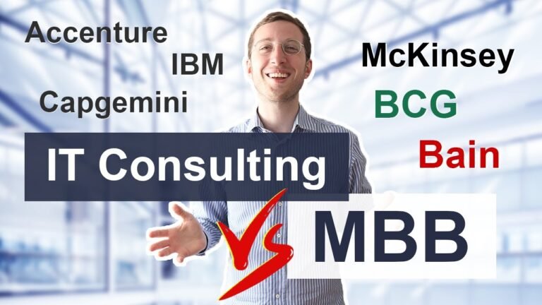 IT Consulting vs. McKinsey, BCG, Bain (MBB) – What are differences and similarities?