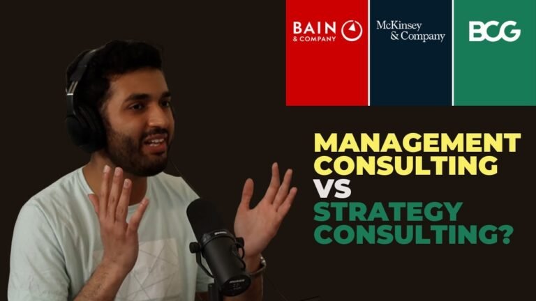 Management Consulting vs Strategy Consulting – What’s the difference?