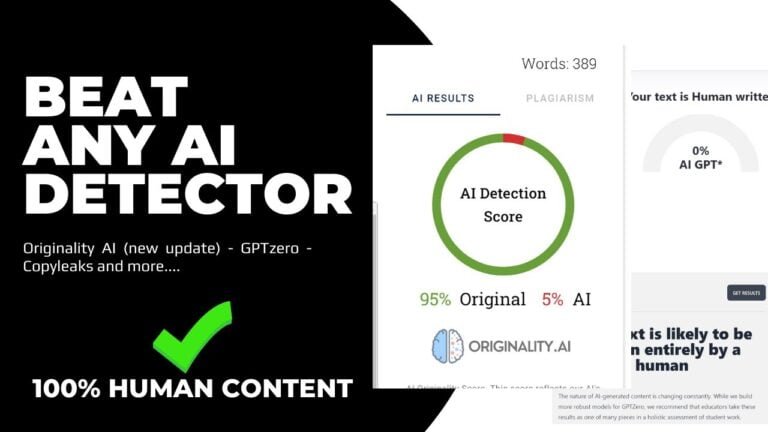 How to Bypass Originality AI new update, GPTzero, or any AI Detector – New Method (Uptodate)