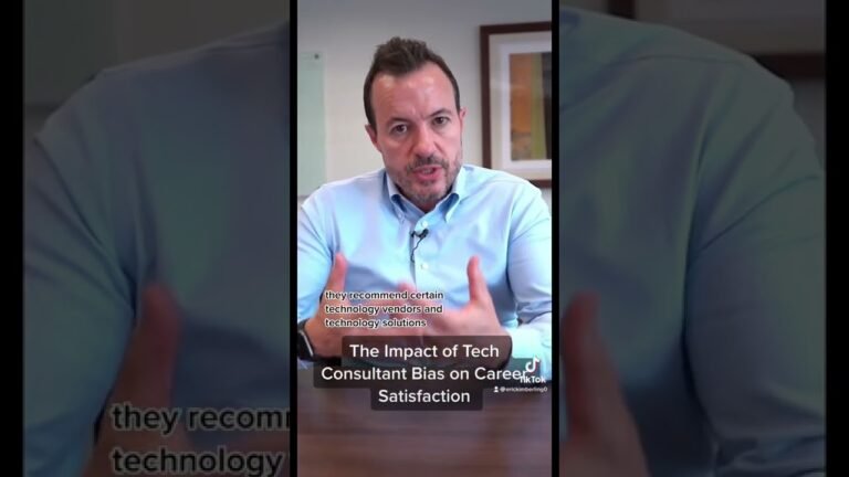 Tech Consulting Bias and Its Impact on Career Satisfaction