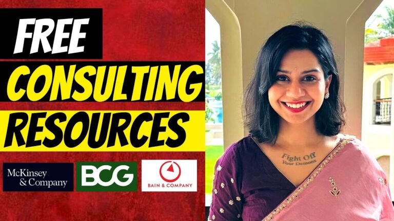 🔴FREE Consulting Resources to get into Mckinsey, BCG, Bain 🤯 (Ex-BCG)