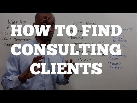How To Find Consulting Clients