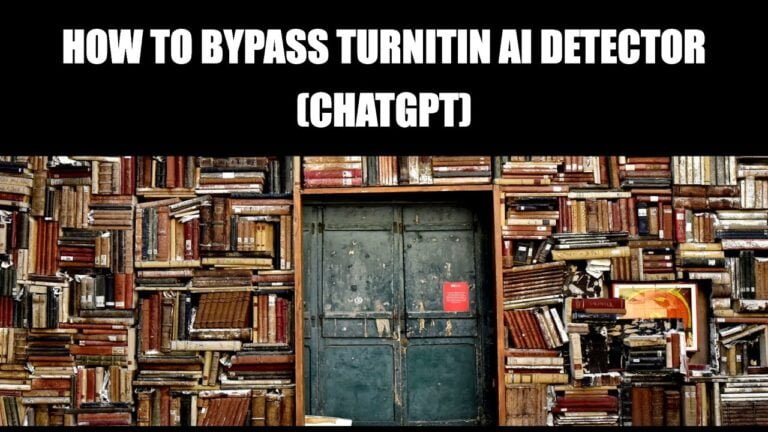 How to Bypass TurnItIn AI Detector (ChatGPT)