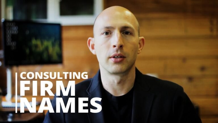 Consulting Firm Names: How to Choose the Best One