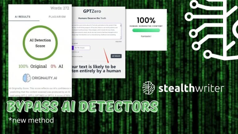 Bypass All AI Detectors (New Method) – Get 100% Human Score & Readable Content – StealthWriter Ghost