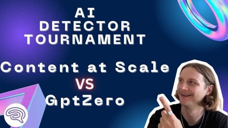 AI Detector Showdown: Content at Scale vs GPTZero | AI detection tool tournament